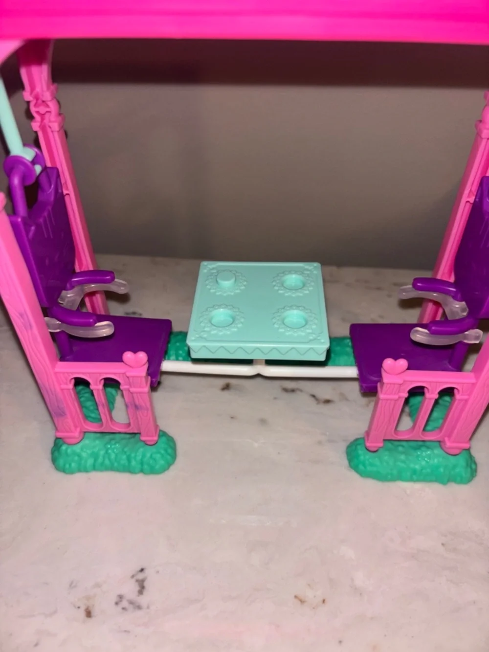 Barbie Club Chelsea Gazebo Swing set Great